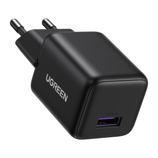 Ładowarka sieciowa Ugreen X518 USB, GaN, 18W (czarna) - 3
