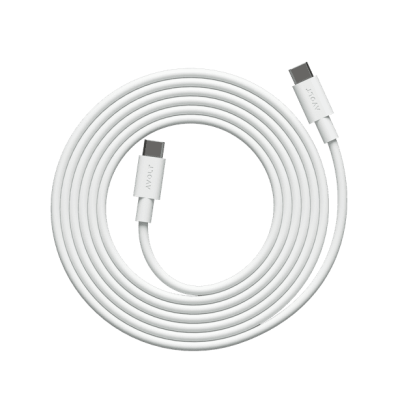 Kabel Avolt 1 USB C do ładowania USB C 2 m biały