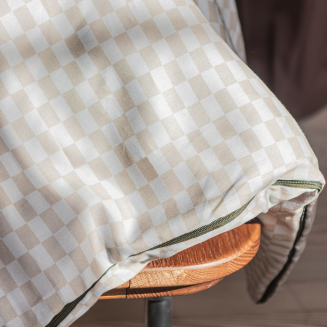 Pościel Mette Ditmer MINI CHECKS Sand & Light Grey 140×200 cm - 2