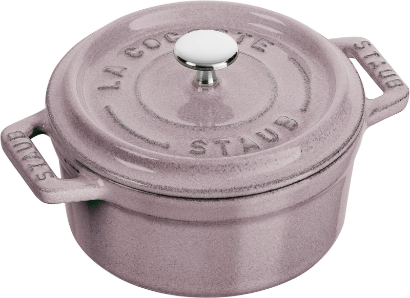 Mini garnek żeliwny okrągły Staub - 250 ml, Kwiat Wiśni | JESIENNA PROMOCJA
