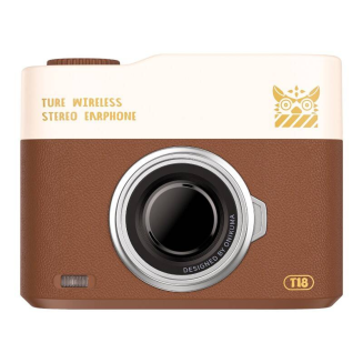 ONIKUMA Słuchawki douszne Bluetooth T18 Brązowe - 5