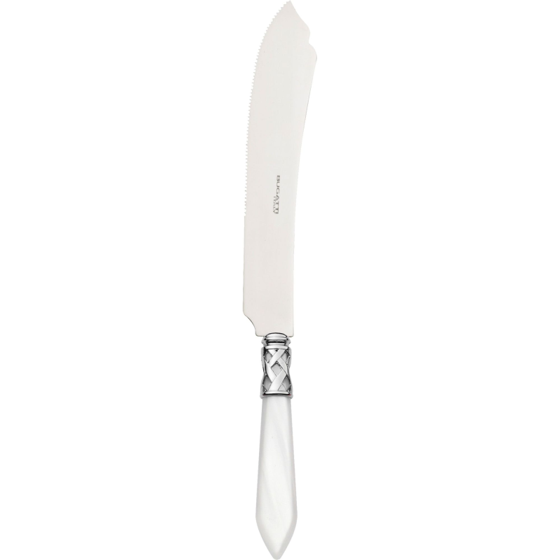 Nóż do ciasta Casa Bugatti Aladdin White/Steel