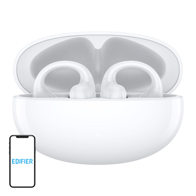 Edifier LolliClip Wireless Open-Ear Headphones (White)