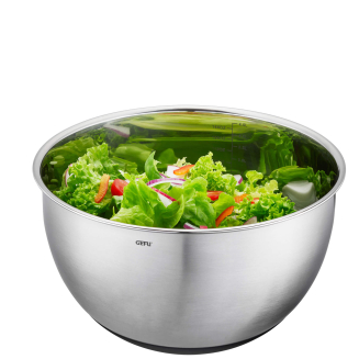  Set of 2 Gefu Muovo steel kitchen bowls with lids - 6