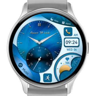Smartwatch Damski RUBICON RNCF11 Silver/Grey SMARUB242 - 2