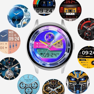 Smartwatch Damski RUBICON RNCF11 Silver/Grey SMARUB242 - 5