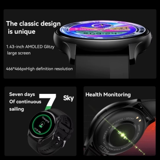 Smartwatch Damski RUBICON RNCF11 Silver/Grey SMARUB242 - 7