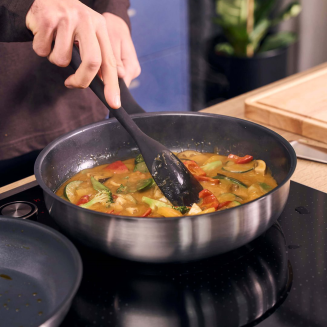 Patelnia saute ceramiczna z pokrywą Henckels by Zwilling Stream 28 cm - 3