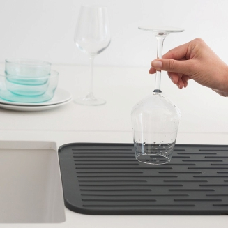 Brabantia dish mat 43x32cm dark gray - 2