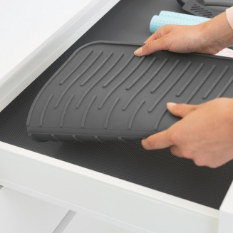 Brabantia dish mat 43x32cm dark gray - 4