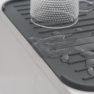 Brabantia dish mat 43x32cm dark gray - 5