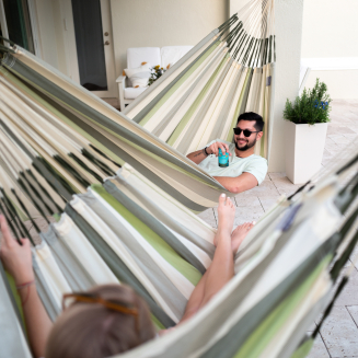  La Siesta Domingo cedar kingsize hammock chair - 6