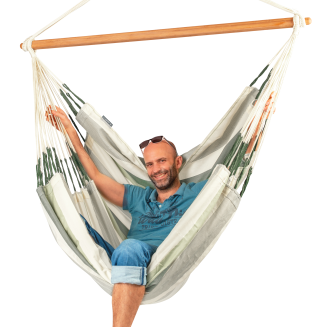 Fotel hamakowy La Siesta Domingo Cedar Kingsize - 2