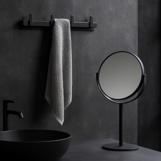  Zack Potes Black Towel Rack - 2