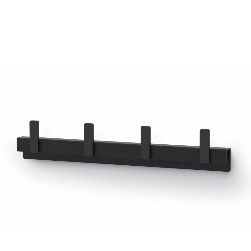  Zack Potes Black Towel Rack