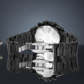 Zegarek Męski Giewont Chronograph Sapphire Czarny GW9460-B1 - 6