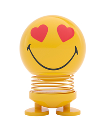 Figurka Hoptimist Smiley Love S Yellow