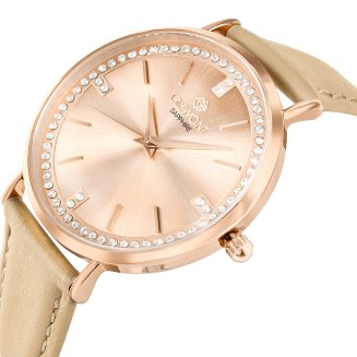 Zegarek Damski Giewont Sapphire Różowe Złoto GW5390-A5 - 2