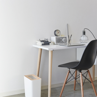  Yamazaki Rin rectangular white waste bin - 4