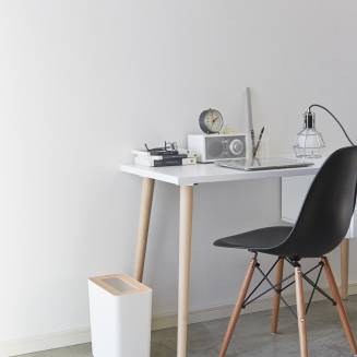 Kosz na śmieci Yamazaki Rin prostokątny biały - 4