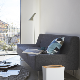 Kosz na śmieci Yamazaki Rin prostokątny biały - 5