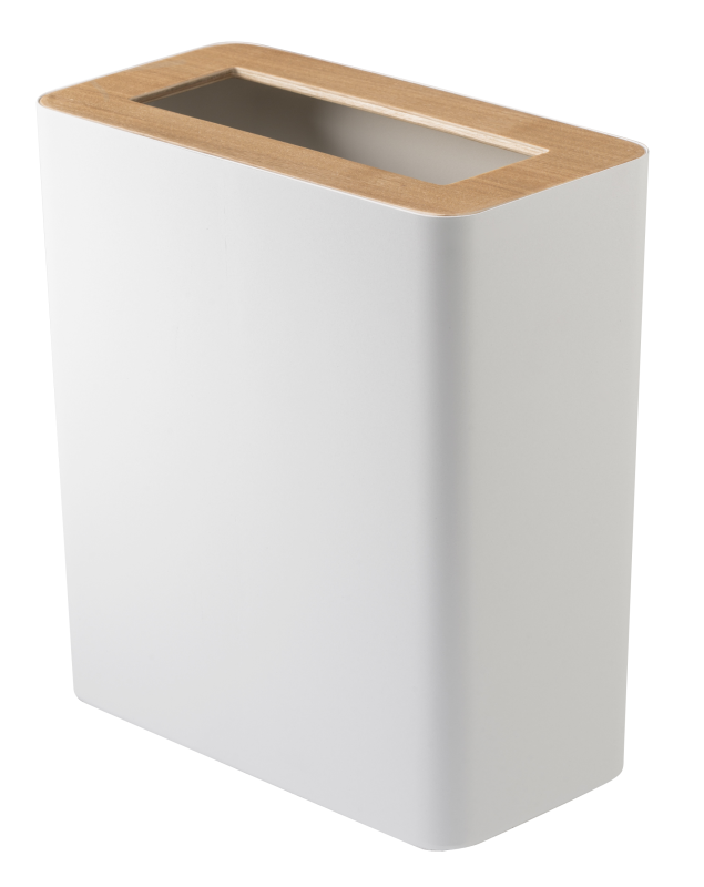  Yamazaki Rin rectangular white waste bin