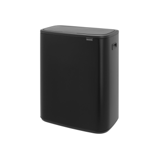 Kosz Brabantia Bo Touch Bin 2x30l czarny matowy - 2