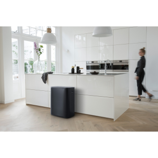 Kosz Brabantia Bo Touch Bin 2x30l czarny matowy - 12