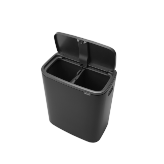Kosz Brabantia Bo Touch Bin 2x30l czarny matowy - 5