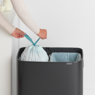 Kosz Brabantia Bo Touch Bin 2x30l czarny matowy - 6