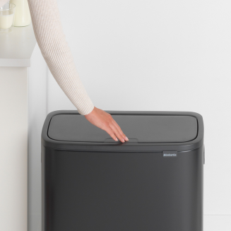 Kosz Brabantia Bo Touch Bin 2x30l czarny matowy - 8