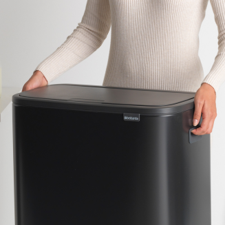 Kosz Brabantia Bo Touch Bin 2x30l czarny matowy - 9