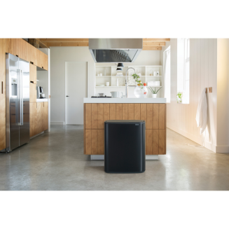 Kosz Brabantia Bo Touch Bin 2x30l czarny matowy - 11