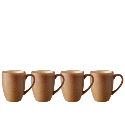  Set of 4 cups Bitz Wood Sand 300 ml