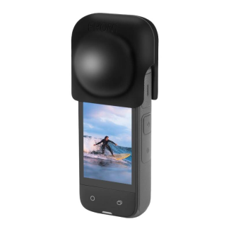 Osłona obiektywu silikonowa PULUZ do Insta360 X4/X5 (czarna) - 3