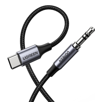  UGREEN AV143 USB-C-jack 3.5mm cable 1m (black) - 2