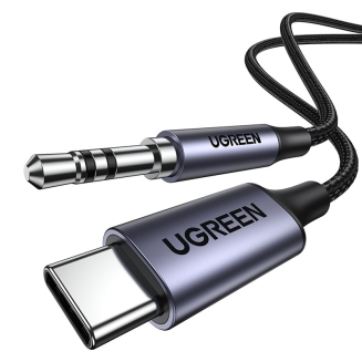  UGREEN AV143 USB-C-jack 3.5mm cable 1m (black) - 3