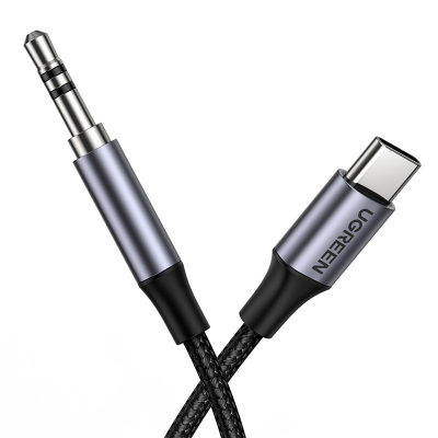  UGREEN AV143 USB-C-jack 3.5mm cable 1m (black)