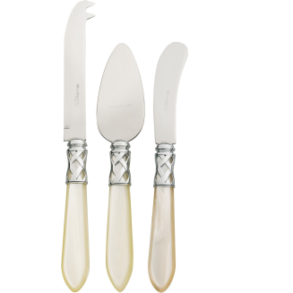 Zestaw 3 noży do serów Casa Bugatti Aladdin Ivory/Steel - 2