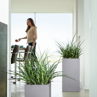 Donica Lechuza Canto Stone 40 kolumna szary kamienny - 12