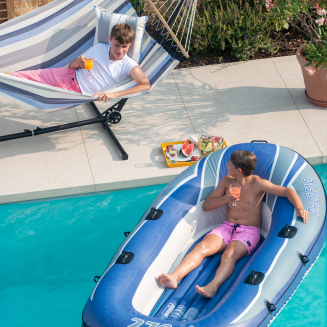 Regulowany stojak na hamak La Siesta Esterel Anthracite - 5