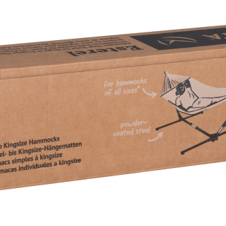  La Siesta Esterel Anthracite adjustable hammock stand - 5