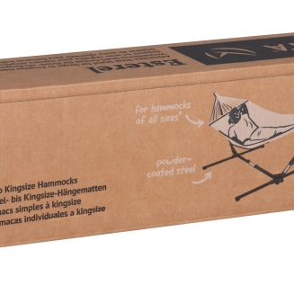 Regulowany stojak na hamak La Siesta Esterel Anthracite - 5