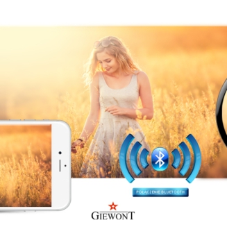 Smartwatch Damski GIEWONT Różowe Złoto Czarny GW330-4 - 7