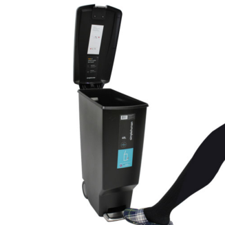 Kosz Simplehuman Slim 40l czarny - 3