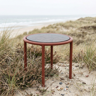 Stolik ogrodowy SACKit Mollis Side Table Renesse Chestnut ∅50 cm - 5