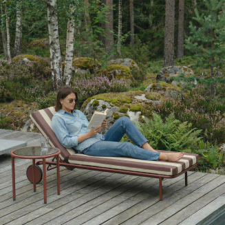 Stolik ogrodowy SACKit Mollis Side Table Renesse Chestnut ∅50 cm - 3