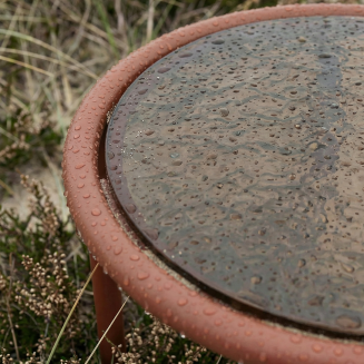 Stolik ogrodowy SACKit Mollis Side Table Renesse Chestnut ∅50 cm - 7