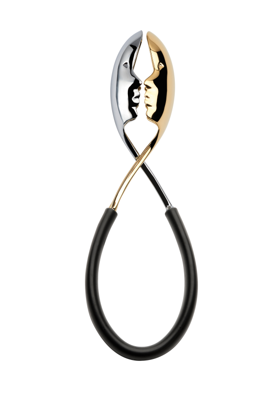 Szczypce do sałatek Casa Bugatti Molla Kiss Black/Gold
