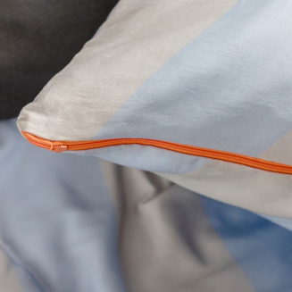 Pościel Mette Ditmer DIAGONAL Light Blue & Sand 140×200 cm - 2